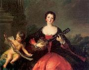 Portrait of Philippine elisabeth d'Orleans or her sister Louise Anne de Bourbon